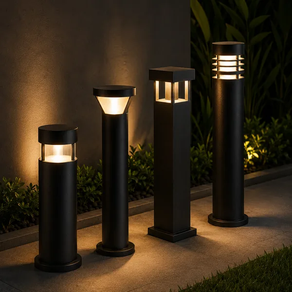AagamLights Premium Bollard Lights for Outdoor Landscape Lighting
